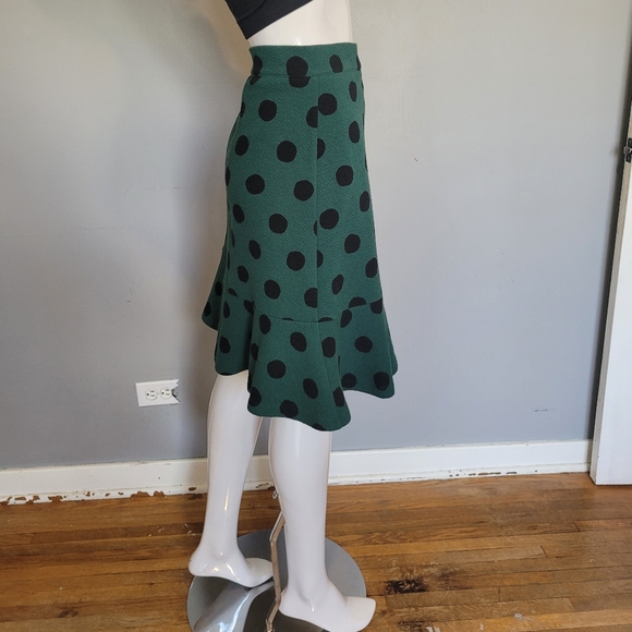 Anthropologie Maeve Polka Dot Mini Skirt, VGUC, Size M - Picture 3 of 8
